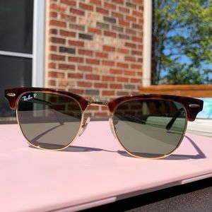 RAY-BAN Tortoise/ Black Lens Clubmaster